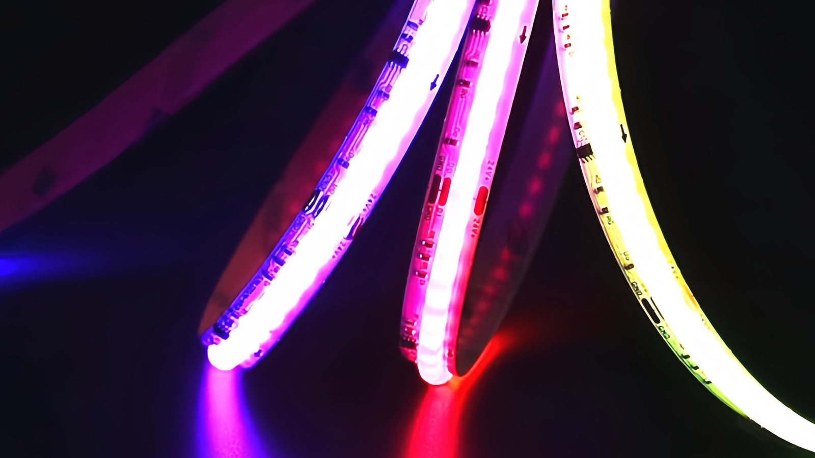 Fita LED COB RGB TTLL para projeto de iluminação
