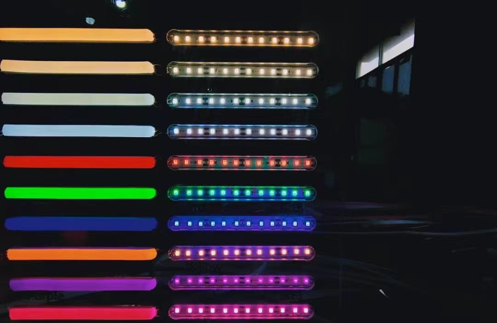 Neon RGB para vitrine